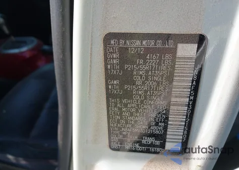 2013 Nissan Juke Sl z USA, uszkodzony, nr VIN JN8AF5MV3DT215807